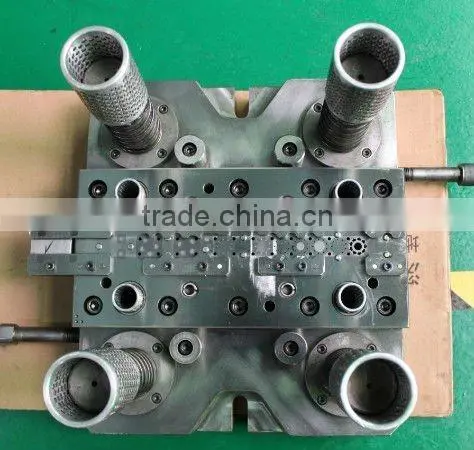 Stamping progressive mould for servo motor lamination core