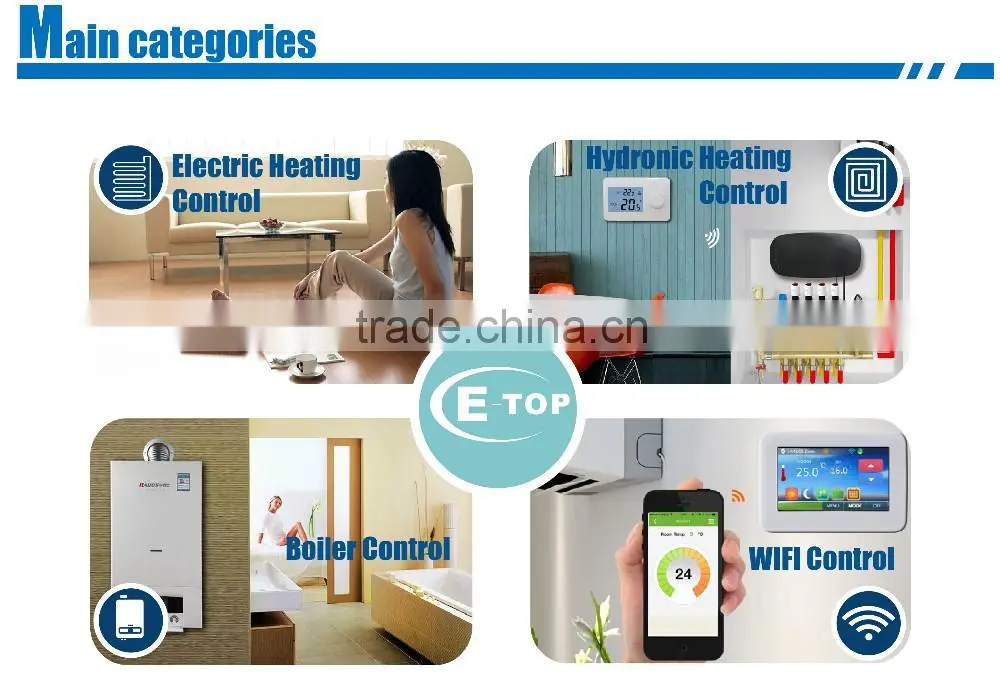 8 zones central wiring switch boxes thermostat
