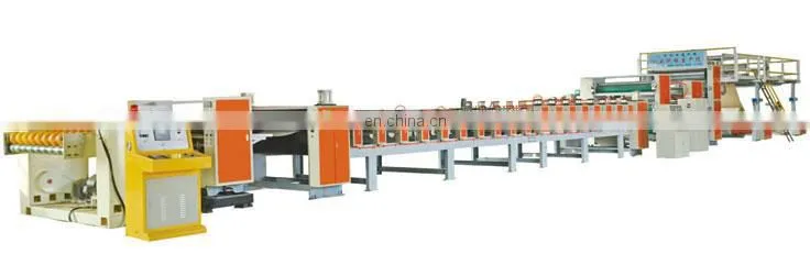 Industrial composite hard cardboard production line
