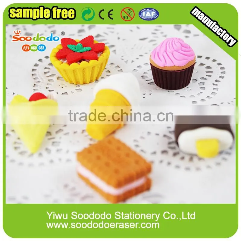 Promotional 3D Cook Eraser Gifts For Kids