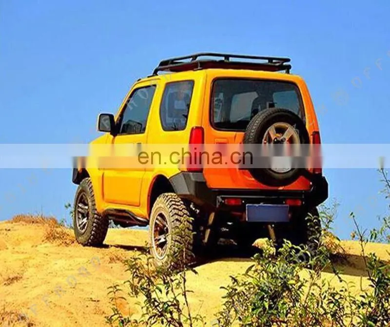 steel rear bumper guard with Spare tire rack for Suzuki jimny 4x4 parts