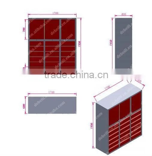 Customize Garage Tool Cabinet, Electronic Component Storage Cabinet ,Garage Storage Cabinet AX-ZHG0044