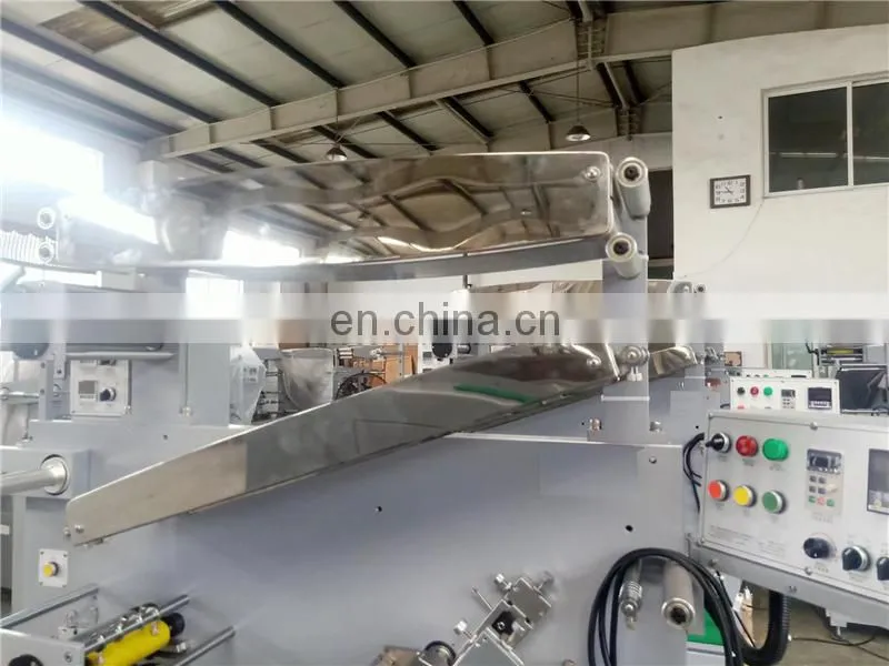UGS42S double side coated nylon taffeta label flexo printer, barcode woven satin ribbon flexographic printing machine