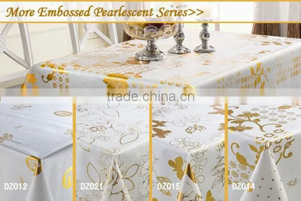 Customized Unique Plastic Designer Embroidered Tablecloth