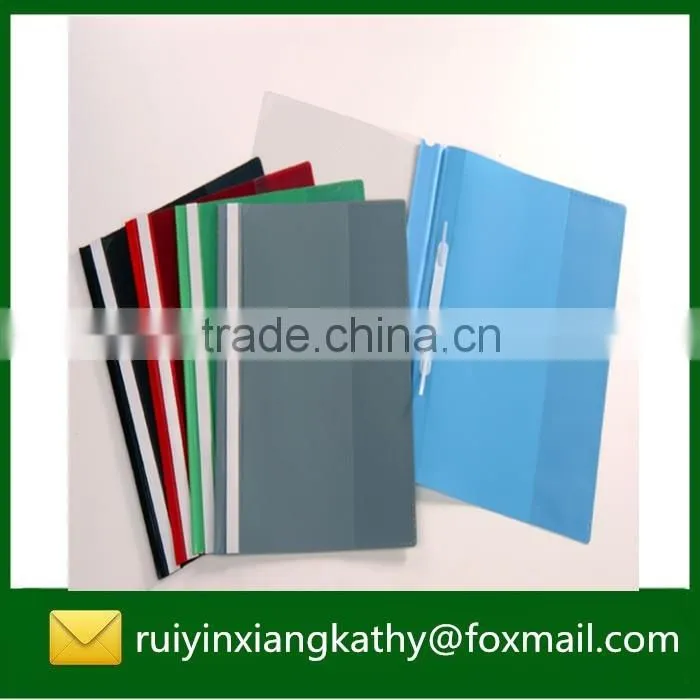 Top quality popular new design plastic clip softcover management file