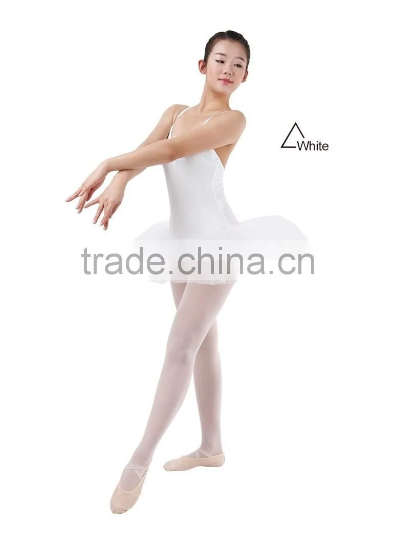 Beijing Plant Wholesale Fluffy 3 Layers Girls White Ballet Performance Tutus