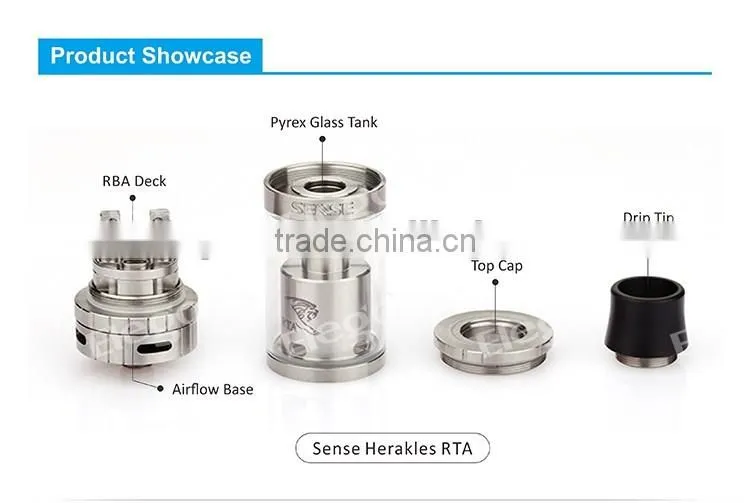 Original Sense Herakles RTA with 6ml Wholesale Fast Shipping