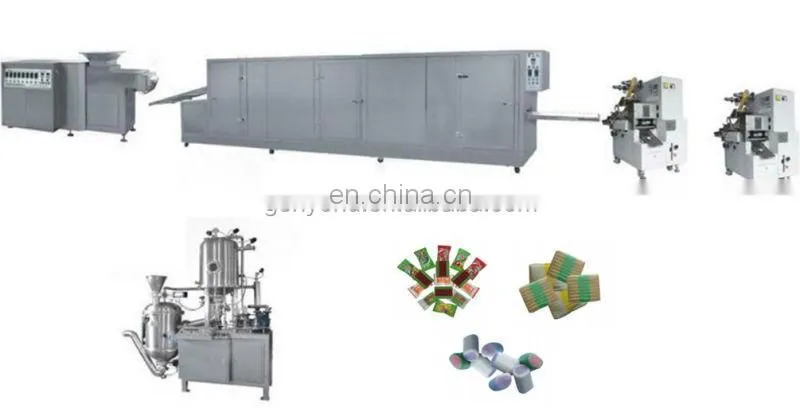 complete chewing gum making machine