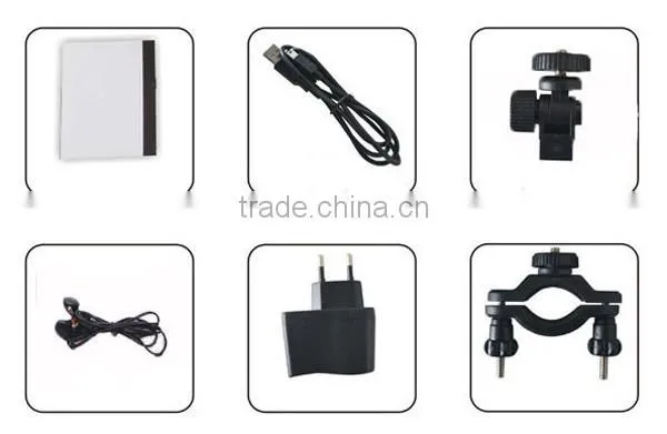2014 Newest action camera AT 21 FULL HD 1080P With MP3 Player and flash light OEM Support Helmet Camera