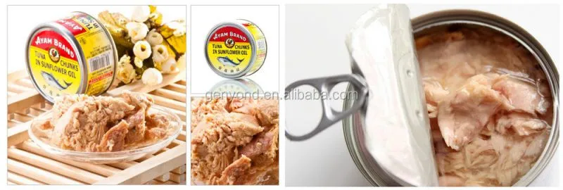 Complete Canned Fish Production Line / Tuna in Oil Production Line