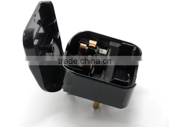 CE ROHS BSI Approved Nylon Schuko Germany EU to UK Ireland Singapore Plug Travel Adapter