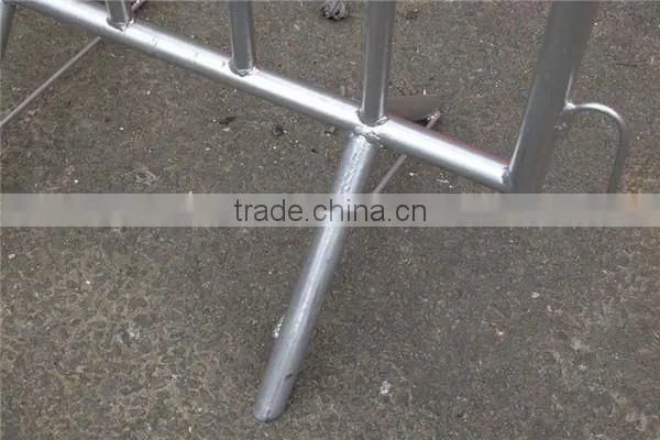 Hot dip galvanised 1100X2100mm crowd control barrier