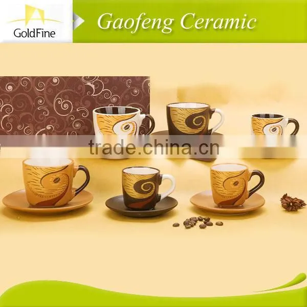 cheap turkish cup saucer in ceramic