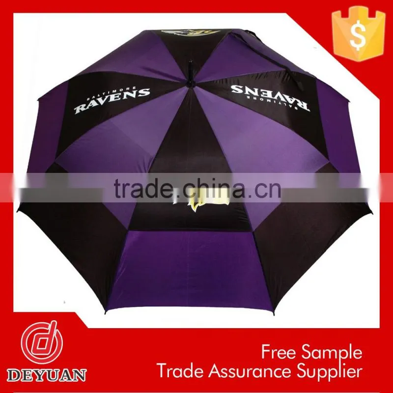 art frames golf clubs 62inch automatic 2 color umbrella