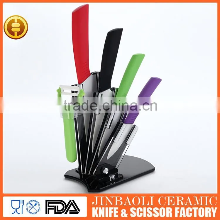 fashion zirconium oxide color knife set