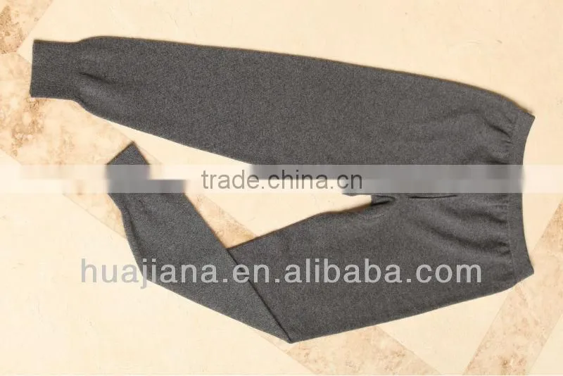 winter 100% cashmere men legging