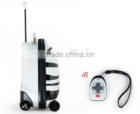 High quality remote control rc automatic children school trolley bags suitcase