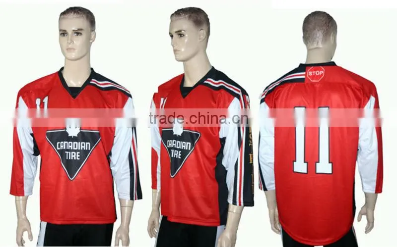 personalized custom sublimation blank hockey jersey