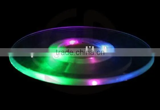 Delicate Colorful Changing LED Light Drink Glass Bottle Cup Coaster Mat Bar Party Xmas Gift For Sale