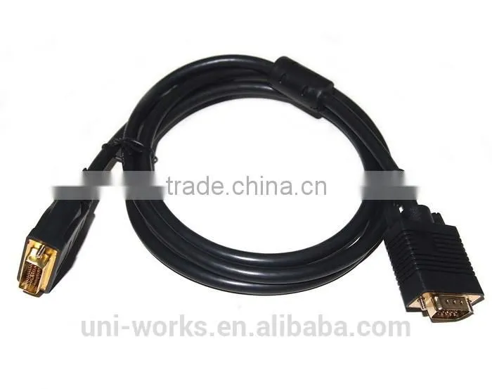 High quality 24+5DVI to VGA cable monitor cable