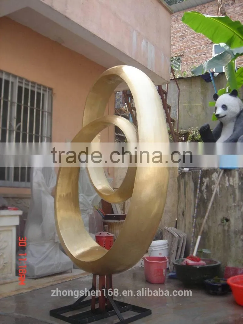 Guangzhou manufacturers custom metal stainless steel/copper/abstract sculpture school/hotel/square/stores