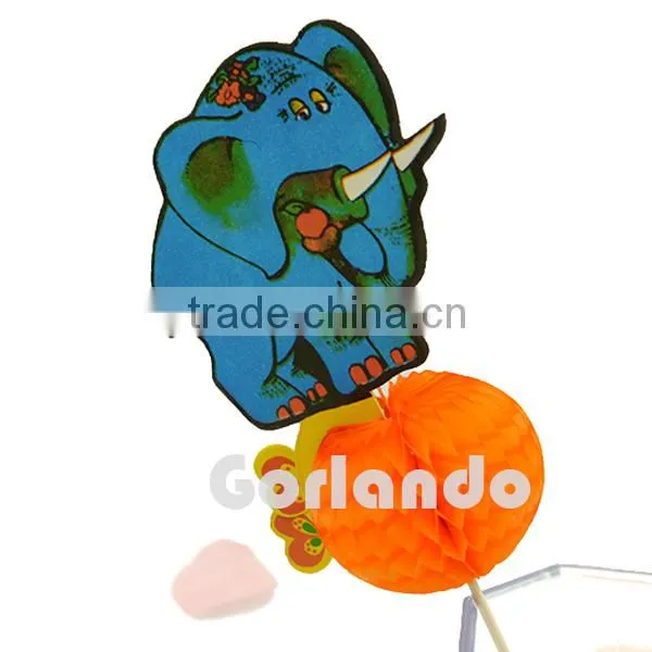 Elephant honeycomb picks for decoration