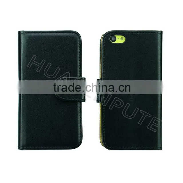 Leather Case For iPhone 5c , Flip Covers For iPhone 5c Mobile Case