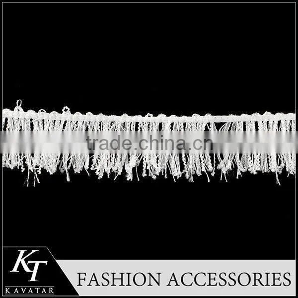 Made in china Beautiful fashion long tassel and fringe