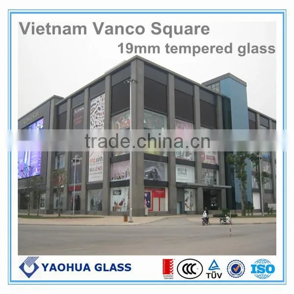 bulletproof glass double glass tempered laminated glass price