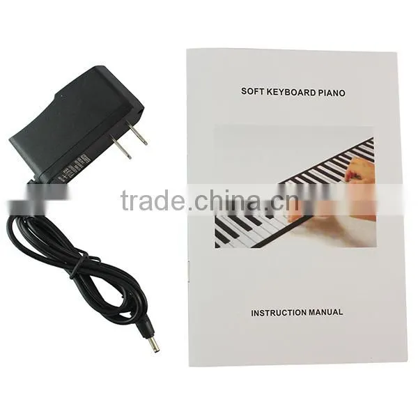 61 Keys Portable MIDI Flexible Keyboard Roll Up Piano