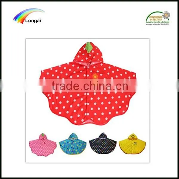 Eco-friendly kids raincoats and ponchos poncho raincoat wholesale