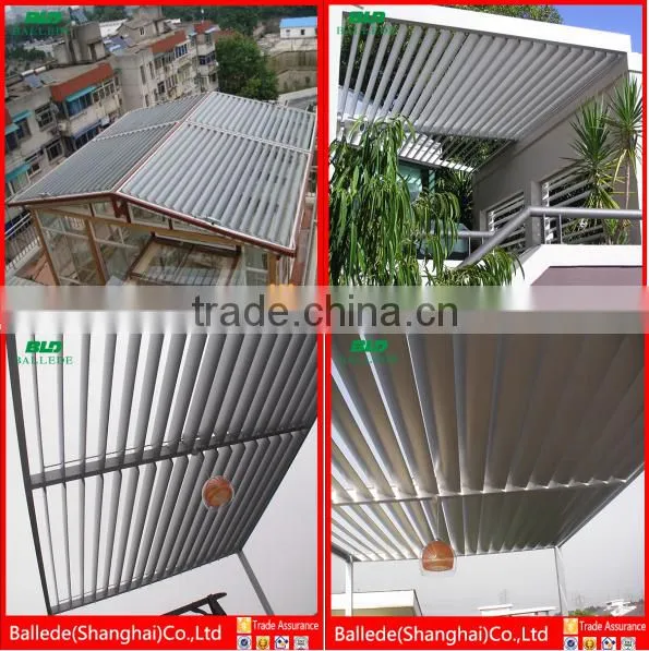 aluminium weatherproof louver roof