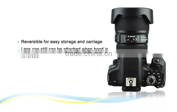 JJC Bayonet Flower ABS Camera Lens Hood for Canon EW-82