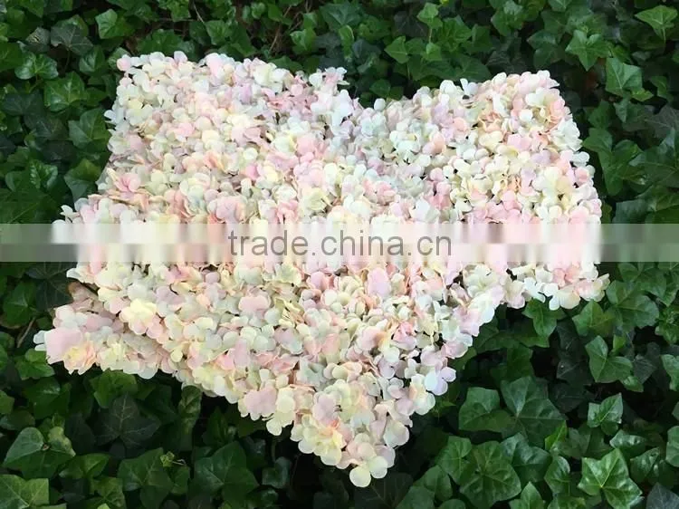 silk artificial hydrangea flower wall wedding decoration backdrop