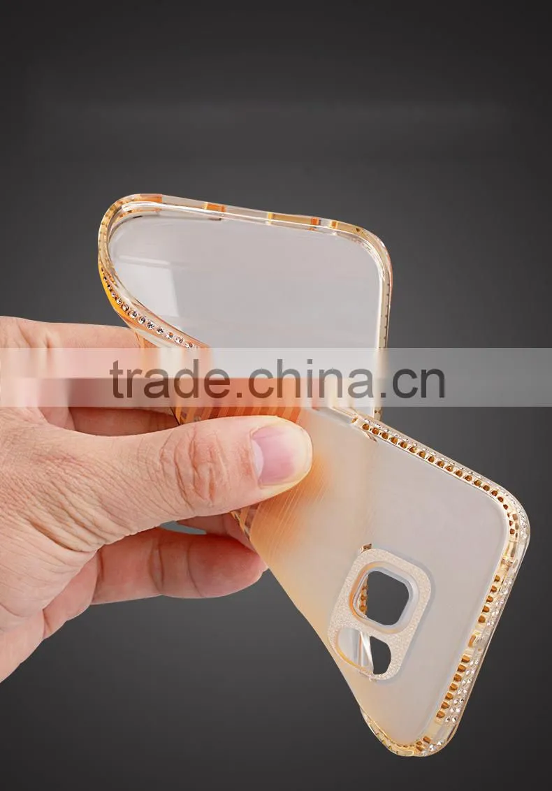 TPU Material Smallest Thickness High Quality TPU Phone Cases for Samsung S6 Edge