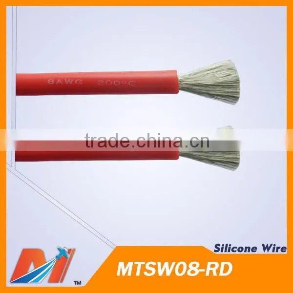 Maytech Red 8AWG rubber soft cable for RC motor