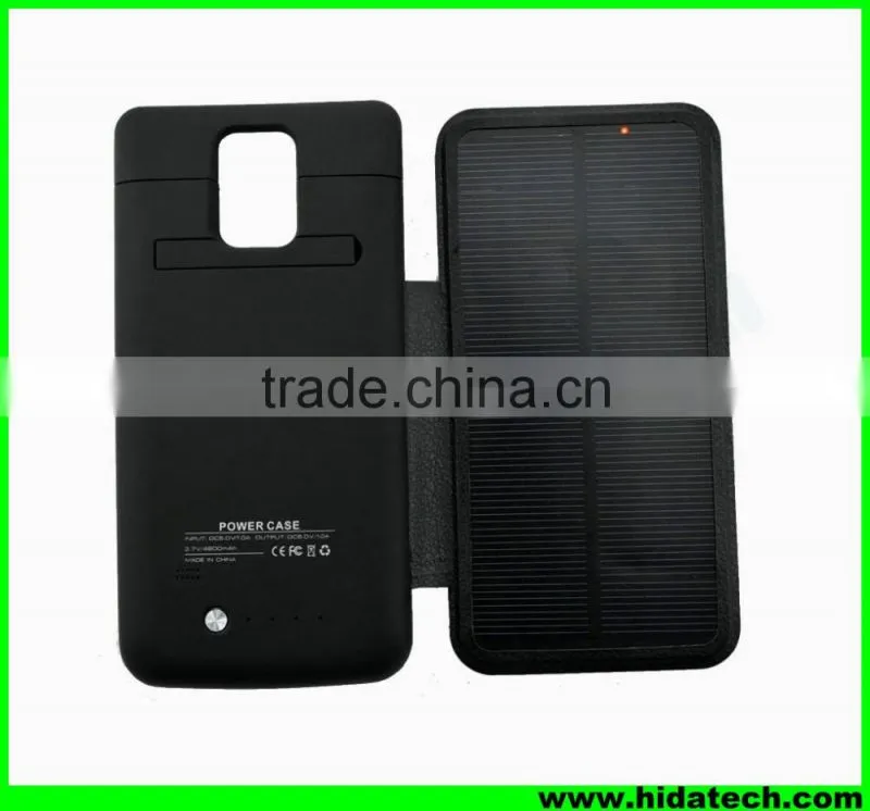 4800mah solar charger case for samsung galaxy note 4 battery charger for phone case