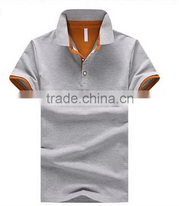 Good quality professional embroidery 100% cotton men's polo shirts