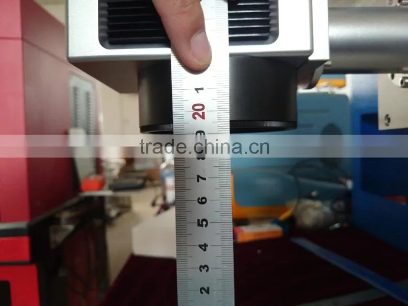 10w Portable fiber date /bar code marking on metal laser engraving machine