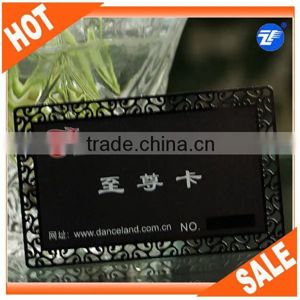 New products made in China custom metal membership cards