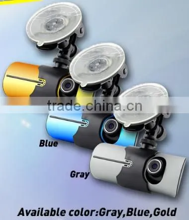 Chelong 2.7 Inch LCD Screen Double Lens True Dual Driving Recorder
