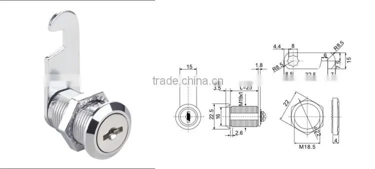 China Manufacturer Polling Box Waterproof Small Cam Lock