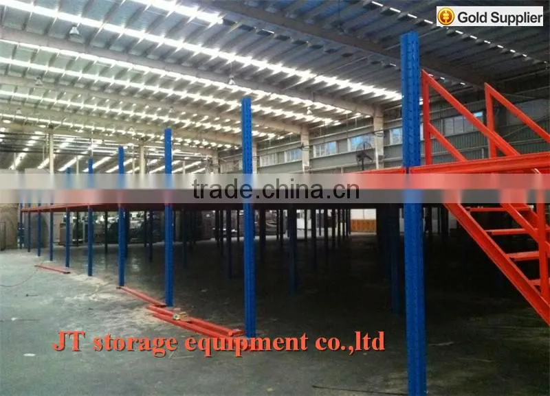 Warehouse steel rack mezzanine floor racking