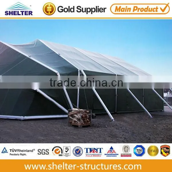 all weather PVC fabric structure aircraft tents for UN army for sale
