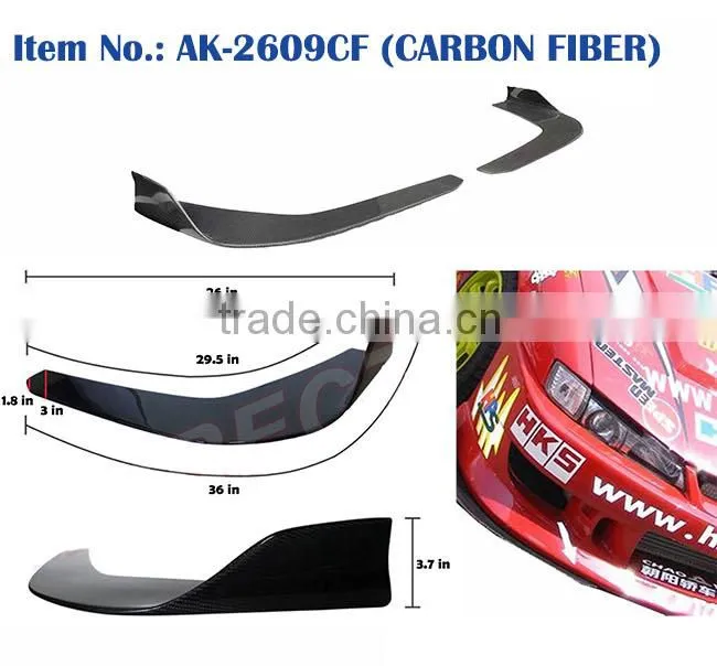 Carbon Fiber Front Lip Spoiler fit for all car