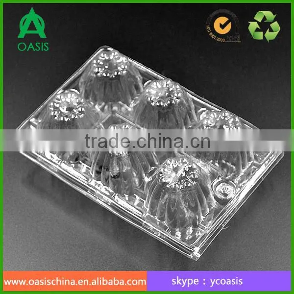6 8 10 caves clear xplastic egg tray box