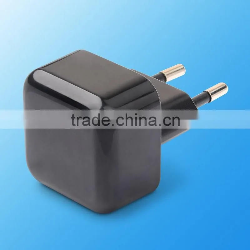 5V 1A EU plug single usb port cellphone wall charger AC Adapter