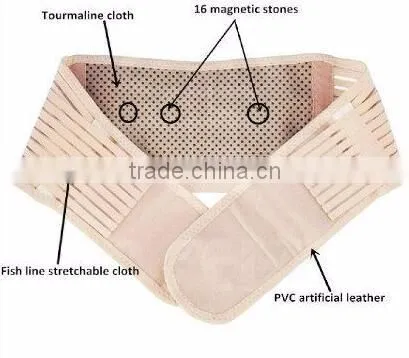 High Quality Therapy Self-heating Adjustable Infrared HEAT Magnetic Back Support