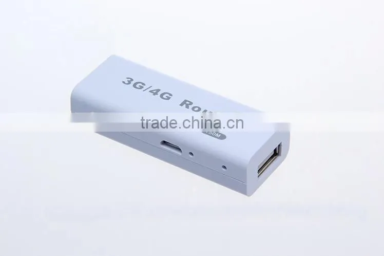 Shenzhen hot sale mini usb wireless 3g 4g wifi router M1