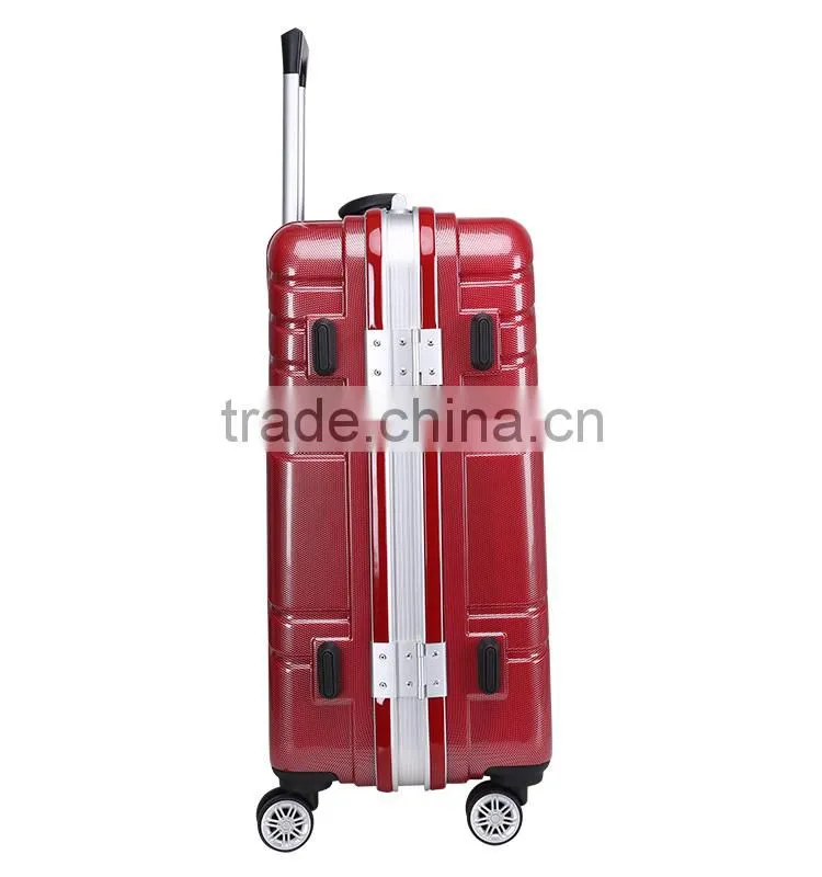 20''/24''/28'' PC+ABS Colorful Luggage Set Plastic Travel Luggage Cheap Trolley Suitcase Set for 2015 New Style